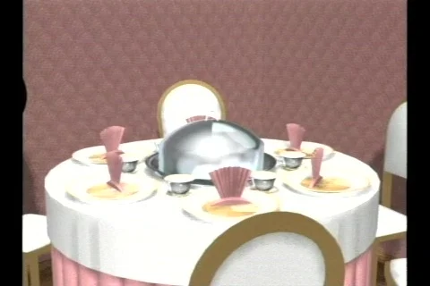 0116 respection table interview Stock Footage 839563