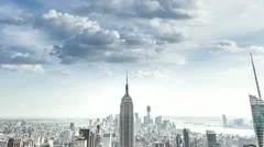 Manhattan New York City NYC USA Timelapse Empire State Building Day Night Tilt