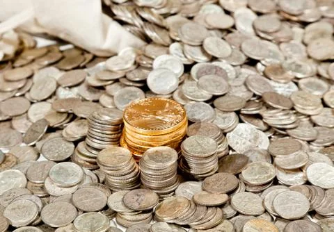 linen  bag  of  old  pure  silver  coins  used  to  invest  in  silver  as  a  commodity  with  a  selection  of  golden  eagle  gold  coins xkwx bag,  bank,  bullion,  carat,  cash,  cent,  cloth,  coin,  coins,  commodity,  currency,  dimes,  dollar,  eagle,  finance,  fortune,  gold,  golden,  hoard,  investment,  isolated,  jackpot,  many,  metal,  money,  old,  pile,  pot,  price,  pure,  retirement,  rich,  sack,  savings,  silver,  spill,  sterling,  studio,  treasure,  valuable,  vintage,  wealth,  white