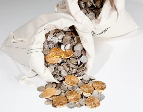 linen  bag  of  old  pure  silver  coins  used  to  invest  in  silver  as  a  commodity  with  a  selection  of  golden  eagle  gold  coins xkwx bag,  bank,  bullion,  carat,  cash,  cent,  cloth,  coin,  coins,  commodity,  currency,  dimes,  dollar,  eagle,  finance,  fortune,  gold,  golden,  hoard,  investment,  isolated,  jackpot,  many,  metal,  money,  old,  pile,  pot,  price,  pure,  retirement,  rich,  sack,  savings,  silver,  spill,  sterling,  studio,  treasure,  valuable,  vintage,  wealth,  white