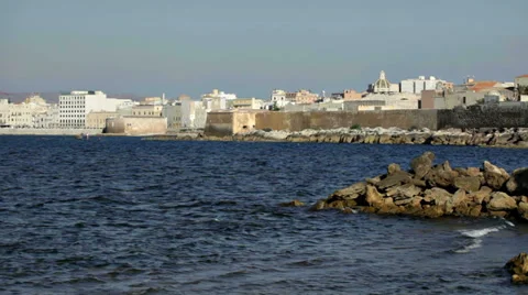 0118 The old town of Trapani Stock Footage 30866205
