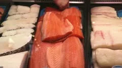 Fish stall in a market