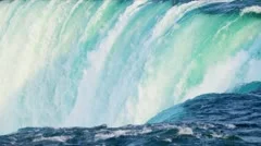 Waterfall Producing Renewable Hydroelectric Energy