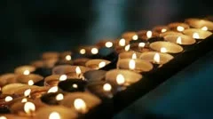 Candles in Church. Faith and Pray