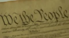 US CONSTITUTION seamless loop, background - HD