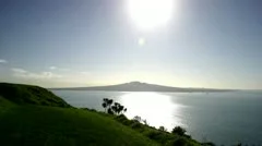 Tme Lapse:  Auckland 03 (View of Rangitoto Island from North Head)