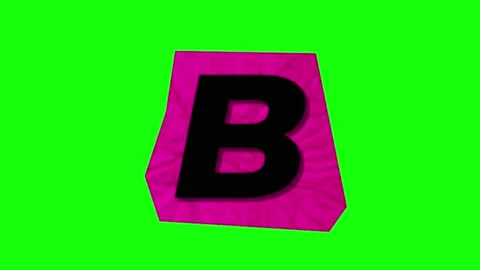 0124 ransom letter B Stock Footage 231609948