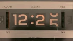 stop motion vintage flip clock