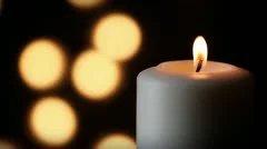 White Candle and  Lights Loop