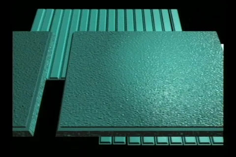 0135 blue bumpy blocks background | Stock Video | Pond5