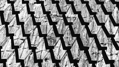 013_Abstract pattern of weathered wood texture.mp4 Stock Footage 347147885