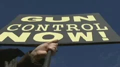 Gun Control Protester
