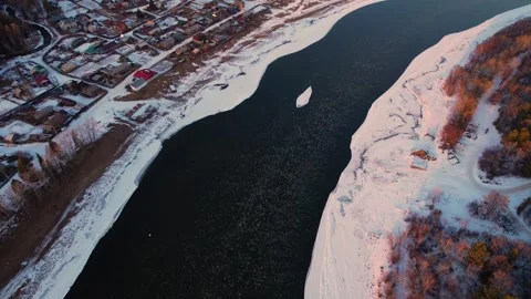 016 Siberia Shamanka Irkut river 库存影片 166341908