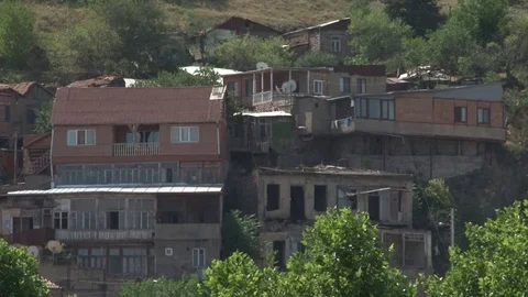 016 Tbilisi Old Town Stock Footage 80122320
