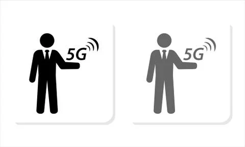 0162connection5gman Stock Illustration