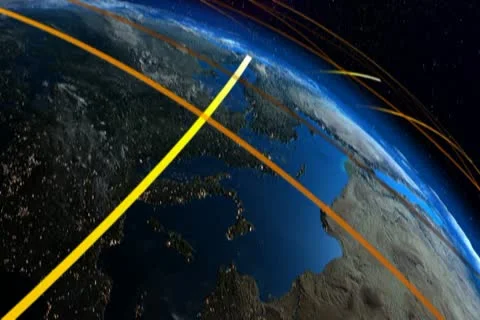 0174 Espacio NTSC Stock Footage