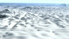 Icy terrain fly-through animation(loop)
