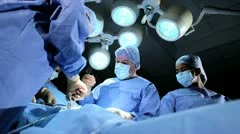 Surgical Team Working Hospital Operating Room