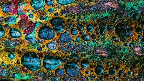 018_Colorful abstract concrete texture pattern.mp4 Stock Footage 344815530