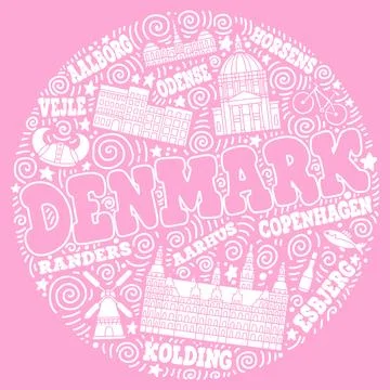 01Denmark Stock Illustration