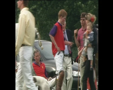 02-06-2002 Prince Harry -polo Cirencester - 1 Video stock 90218332
