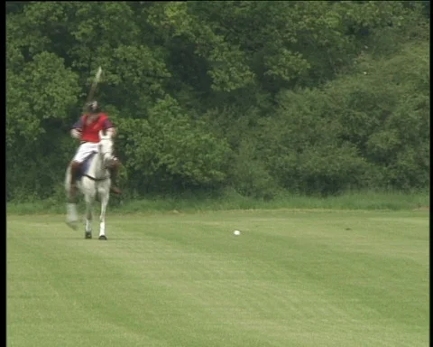 02-06-2002 Prince Harry scores a goal. Video stock 90463892