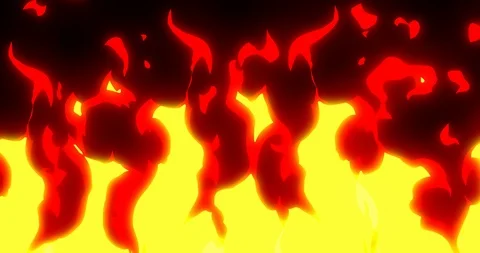 Dynamic Anime Fire Background - Stock Motion Graphics