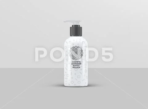 02 Cosmetic Bottle Dispenser Mock-Up v04 PSD 템플릿