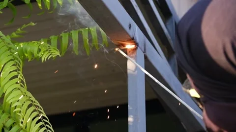 เชื่อมเหล็ก 02 Stock Footage 247449769