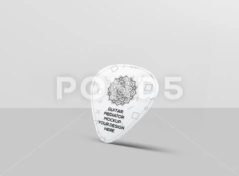 02 Guitar Mediator Mock-Up PSD Template