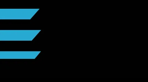 02 lowerthird design cyan Stock Footage 11515237