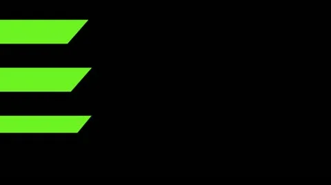 02 lowerthird design green Stock Footage 11515241