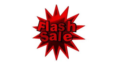 02 Text Animation with Graphics Flash Sale 库存影片 128039173