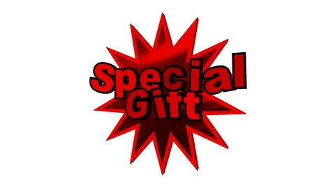 02 Text Animation with Graphics Special Gift Vidéo 128040015