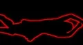02- Vertical HD sexy dancer silhouette - red neon on black HD Footage