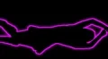 02- Vertical HD sexy dancer silhouette - magenta neon on black HD Footage