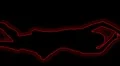 02- Vertical HD sexy dancer silhouette - red thin line on black HD Footage