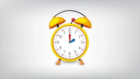 02.00 Cartoon Alarm Clock 動画素材 276312994