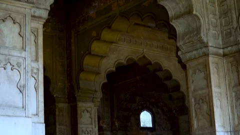 02/01/2024, Red Fort; The Vibrant Interior of Rang Mahal Stock Footage 260712901