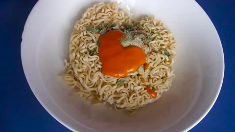 0203noodles Stock Footage 296375586