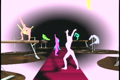 0206 Gymnastics  Stock Footage 674077