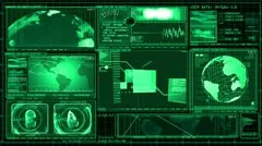 Technology Interface Computer Data Screen Animation