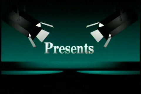 0213 Studio opening spot lights presents  Stock Footage 673853