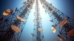 Communication tower, Broadcasting, telecommunication, wireless antenna, cell.