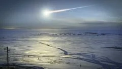 Russian meteor (meteorite) over Chelyabinsk in the Urals