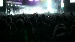 concert crowd, slow motion