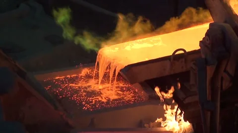 0219 Copper foundry Stock Footage 34177089