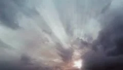 Seamless loop of clouds. Time-lapse motion background 1080p