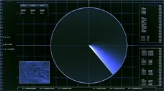 Blue radar screen loop