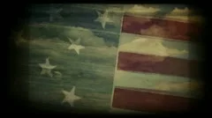 Vintage american flag abstract background
